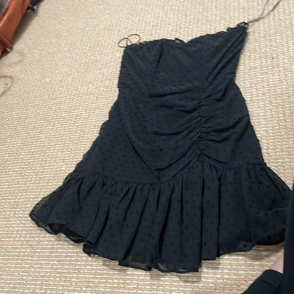 New with Tags - Hello Molly strapless black dress - Picture 4 of 4